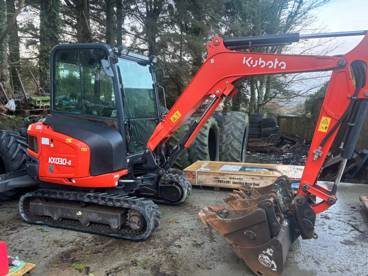 2019 Kubota KX030-4 2800hrs - Image 2