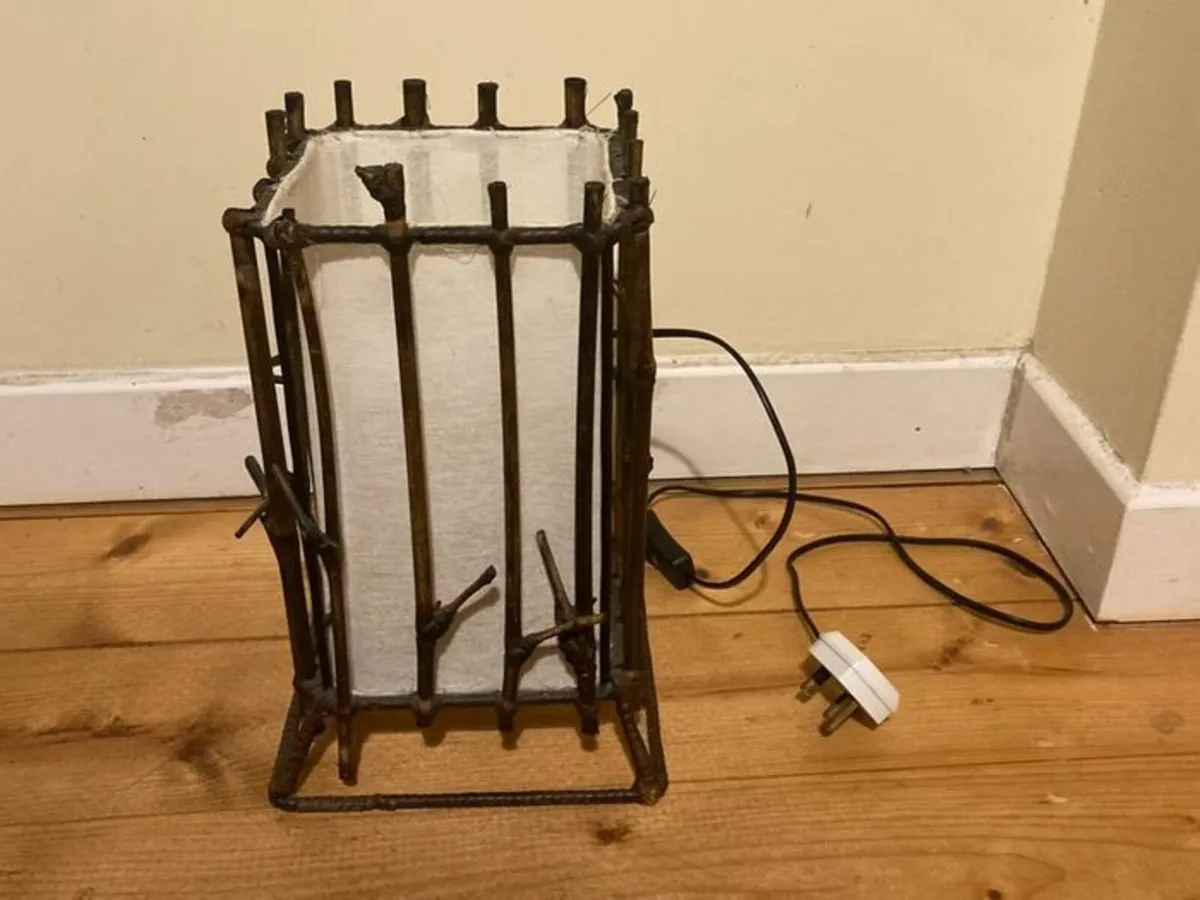 Handmade Rustic Branch / Twig Table Lamp - Image 3