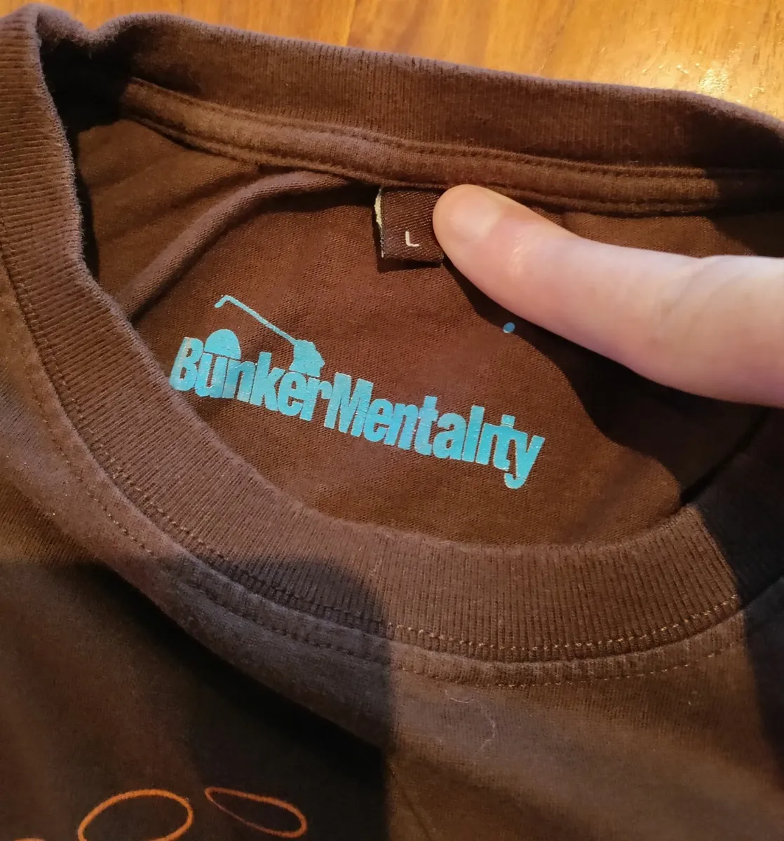 Bunker Mentality Golf Ball T-shirt L - Image 3