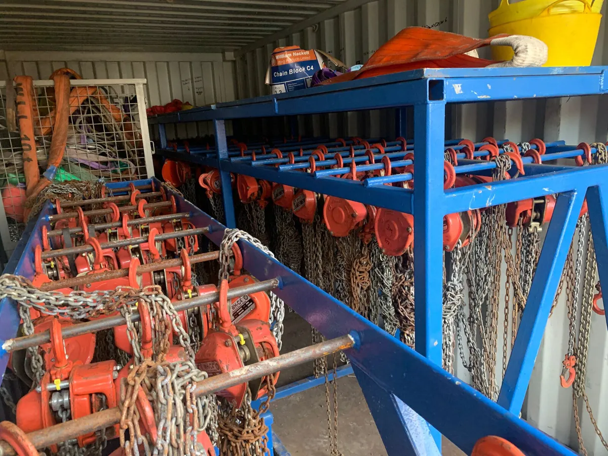 20ft x 8ft Container FULL of Rigging & Lifting Gea - Image 1
