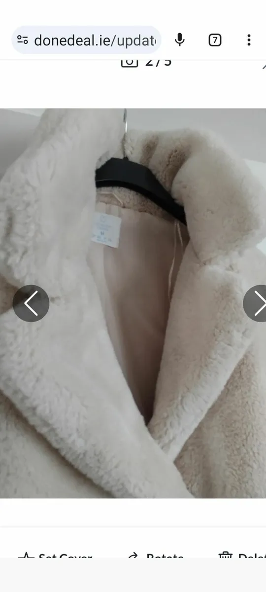 New full length faux fur coat - Image 4