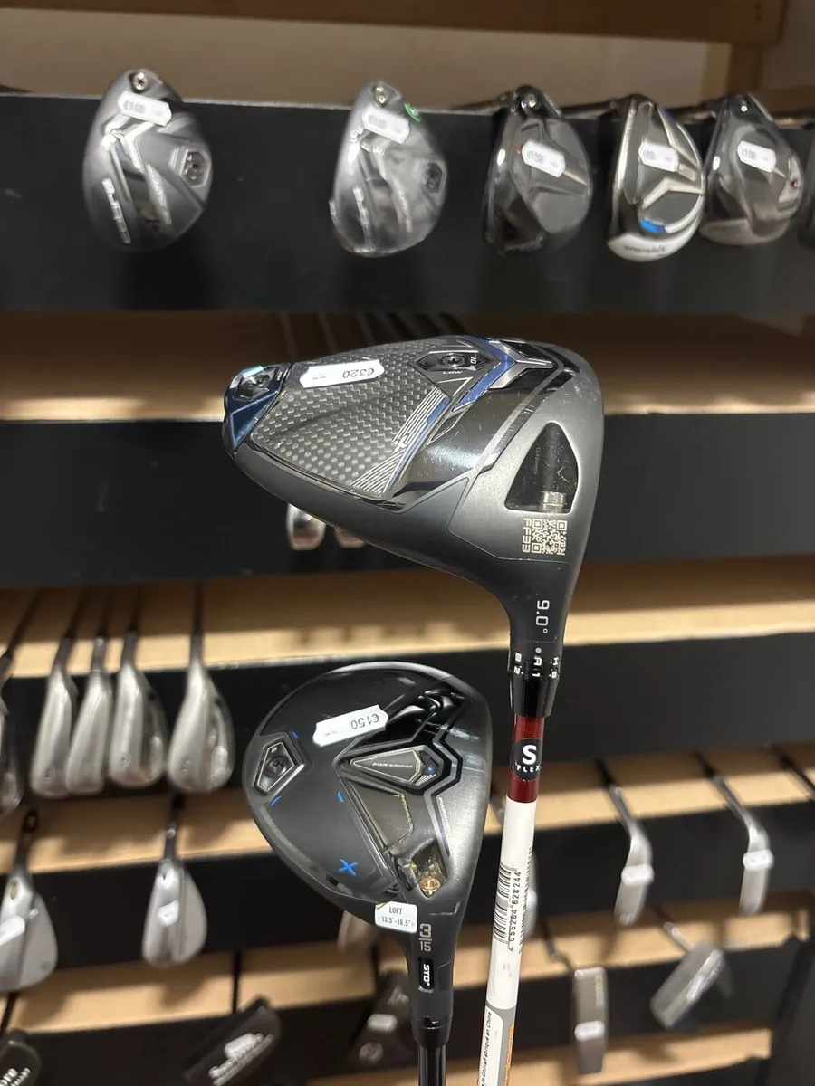 Cobra Adapt X Driver + DarkSpeed X 3 Wood (S Flex) - Image 1