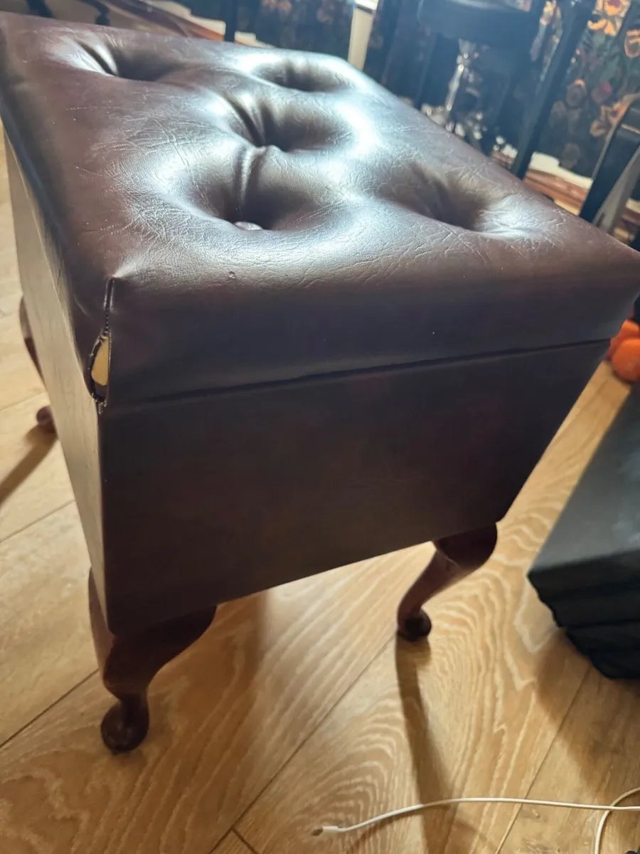 Free to take - Piano chair with storage. - Image 3