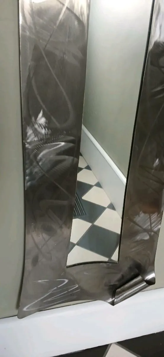 Large metal framed mirror by Grainne Breslin - Image 4