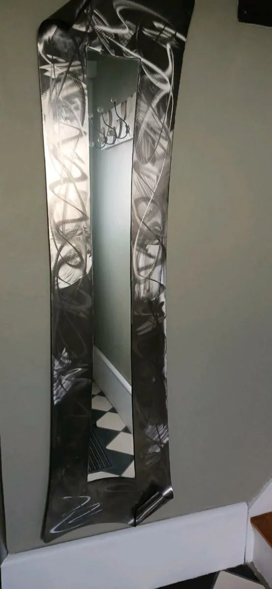 Large metal framed mirror by Grainne Breslin - Image 1