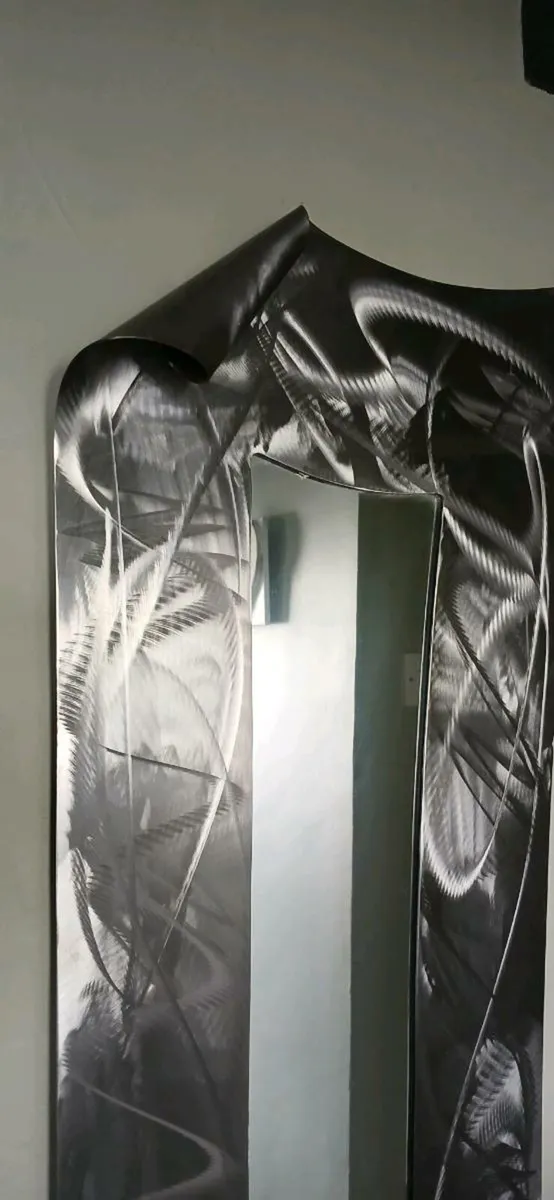 Large metal framed mirror by Grainne Breslin - Image 3