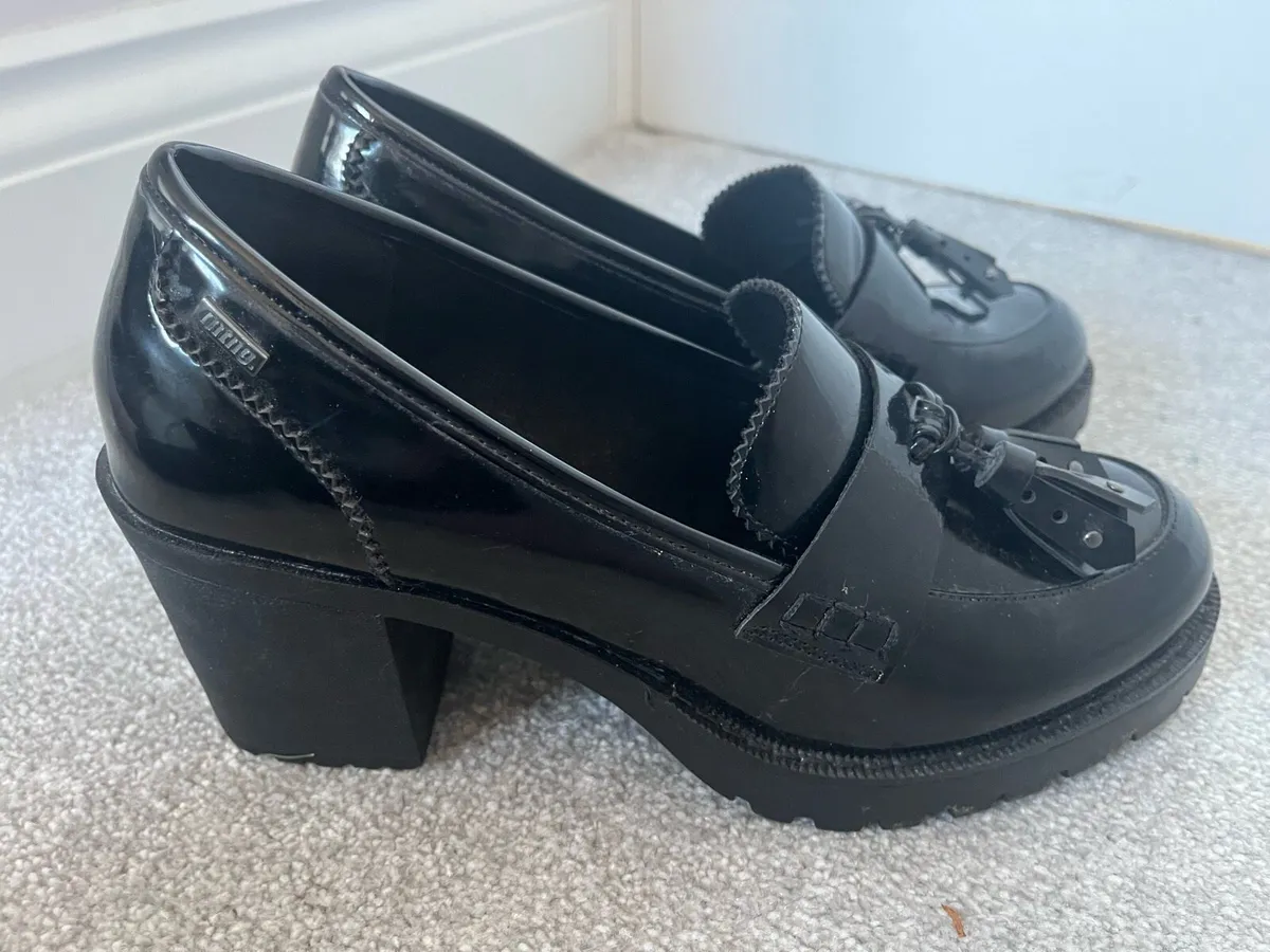New Black Patent Ladies shoes - Image 2