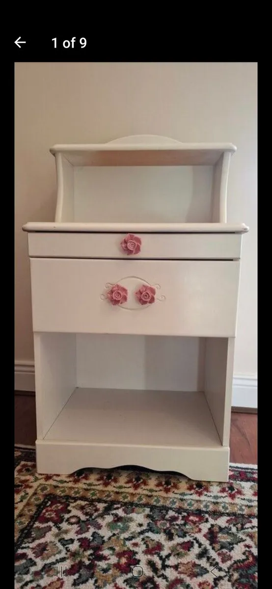 Decorative bedside cabinet- excellent condition - Image 1