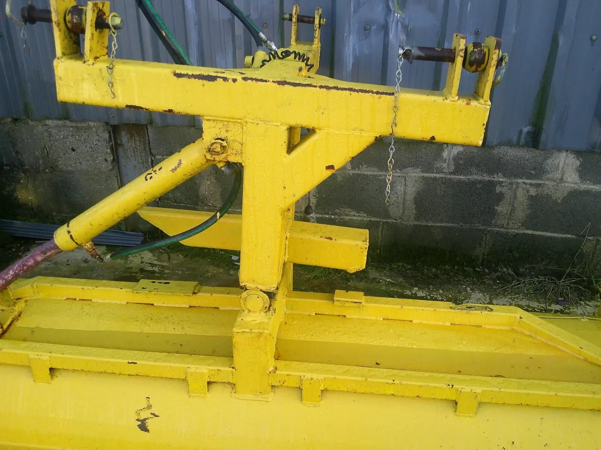 snow plough set forks for 13 ton digger