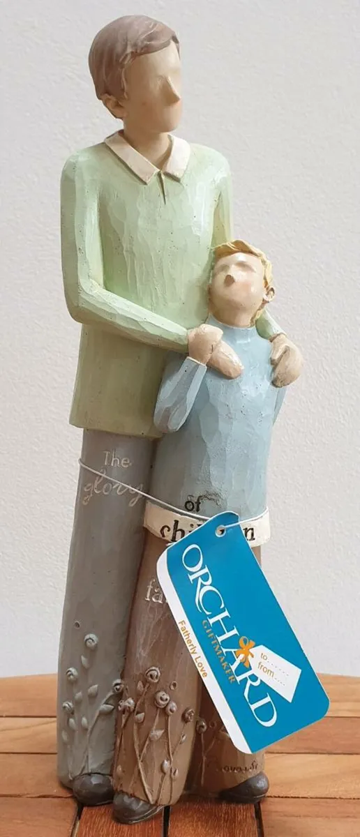 "Father & Child" Figurine - Image 1