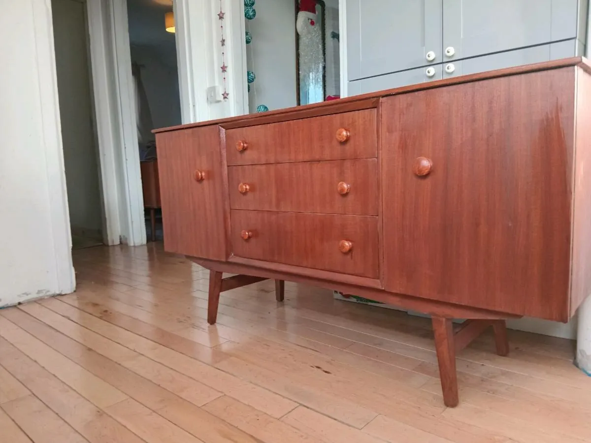 mid century teak sideboard - Image 4