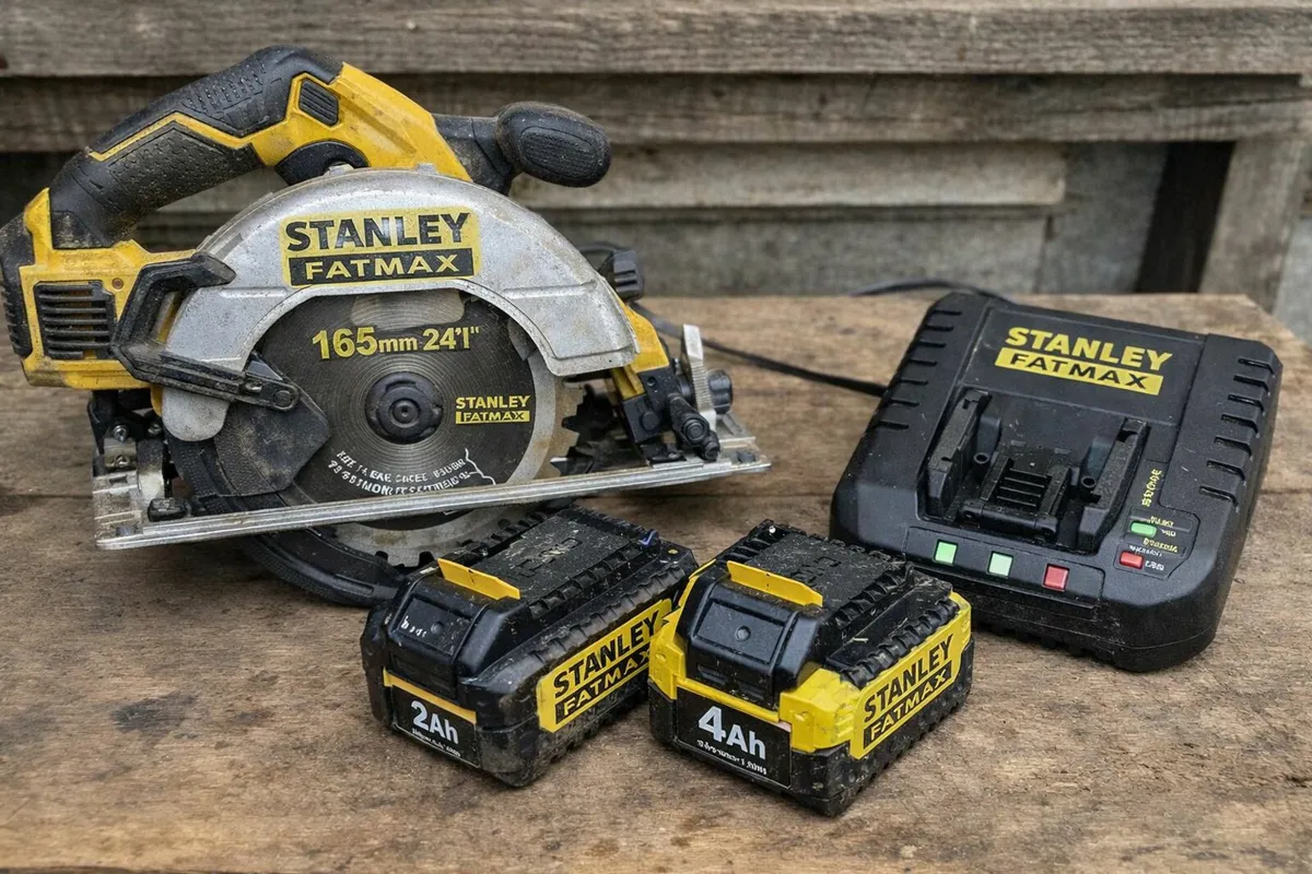 Stanley Circular saw w/ 2 batteries and charger
