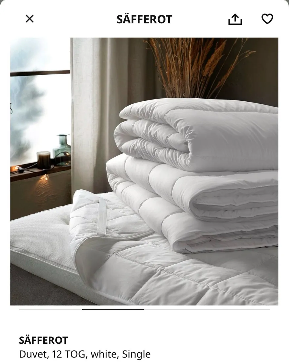 Single Duvet x 2 (Brand New)