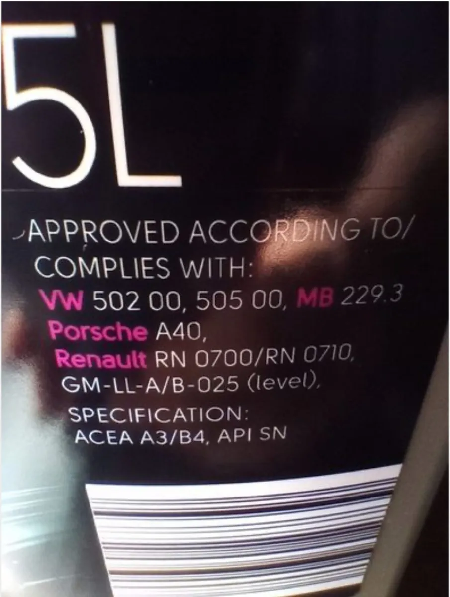 Engine Oil 5W40 - Image 2