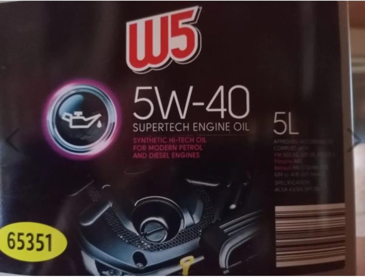 Engine Oil 5W40 - Image 3
