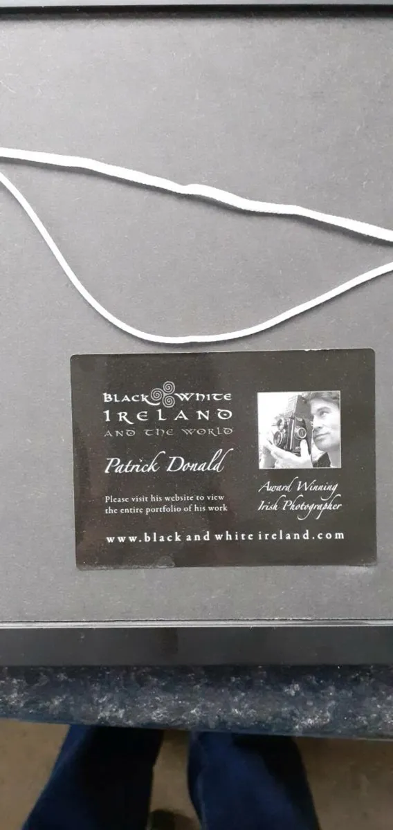 Signed framed photo - Image 1