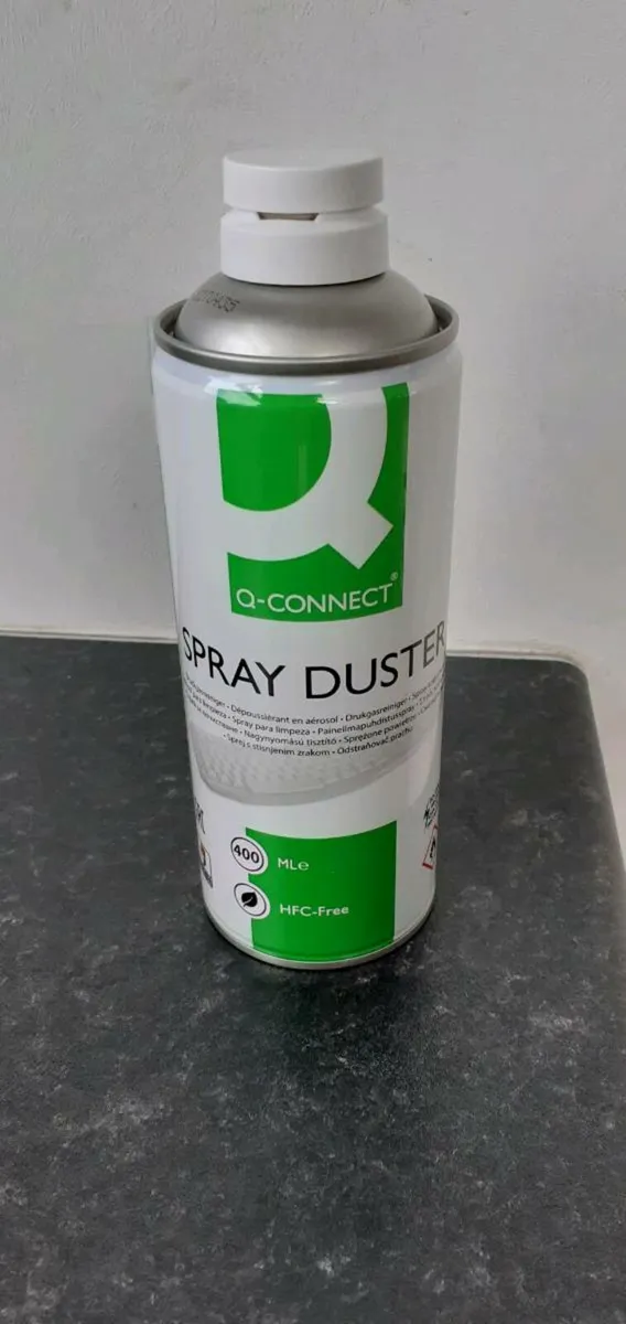 Box of 12 cans of spray duster - Image 1