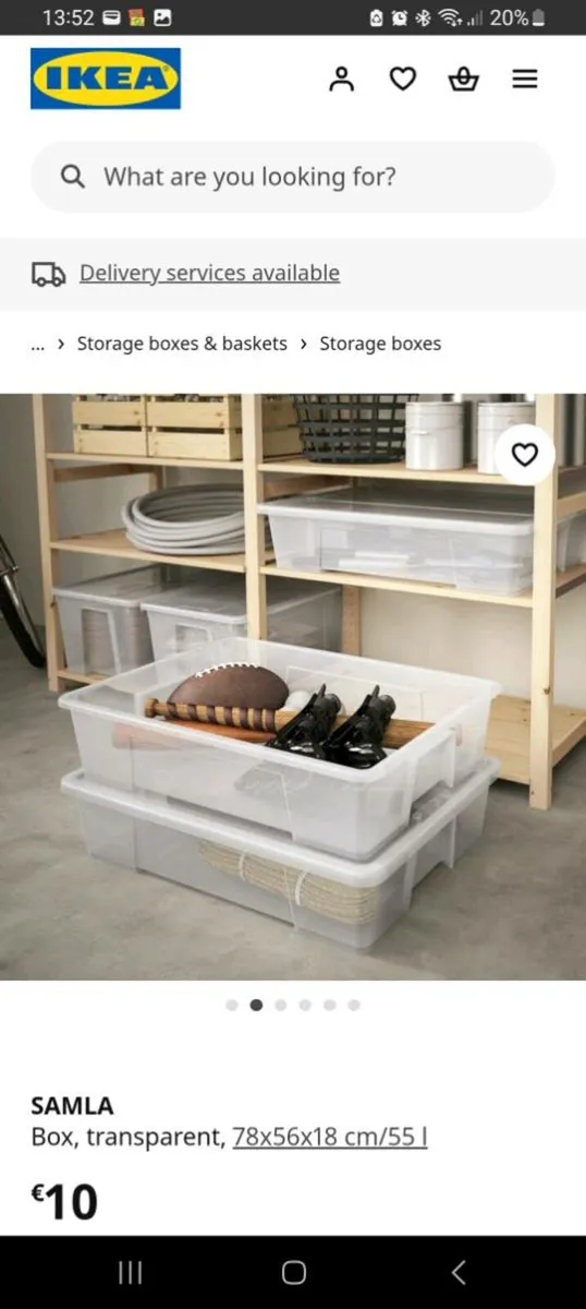 ☆☆15 x ILEA STORAGE SALMA BOXES Deal☆☆ - Image 1