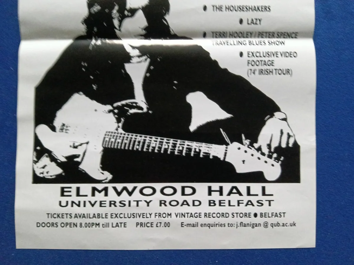 1997 Rory Gallagher Memorial Concert Poster - Image 2