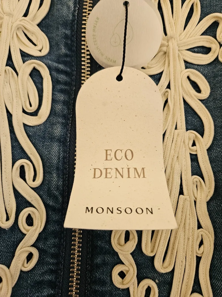 Monsoon Denim Dress Size 8 - Image 3