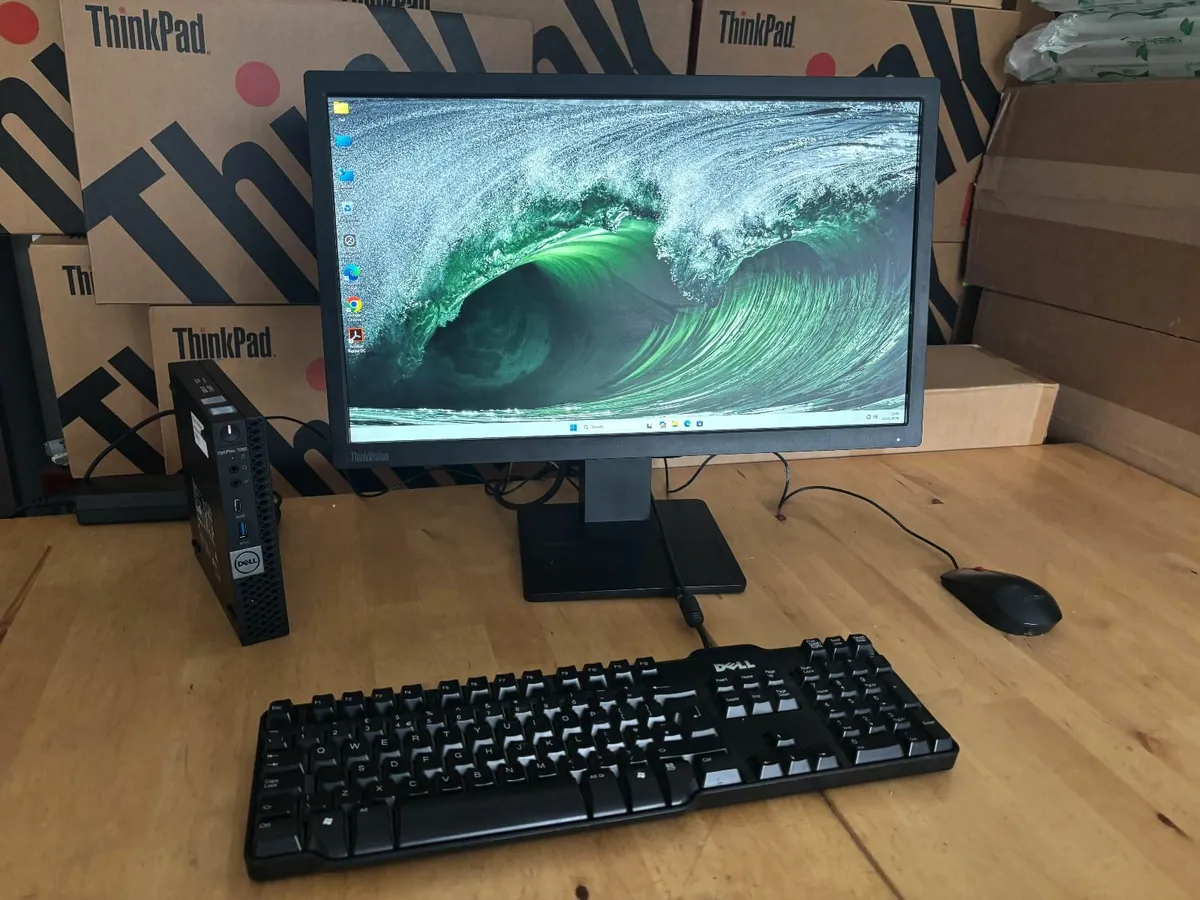 Dell Optiplex 7060 PC's-Hex i5-16GB Ram-Vat - Image 4