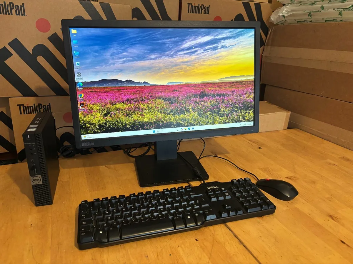 Dell Optiplex 7060 PC's-Hex i5-16GB Ram-Vat - Image 3