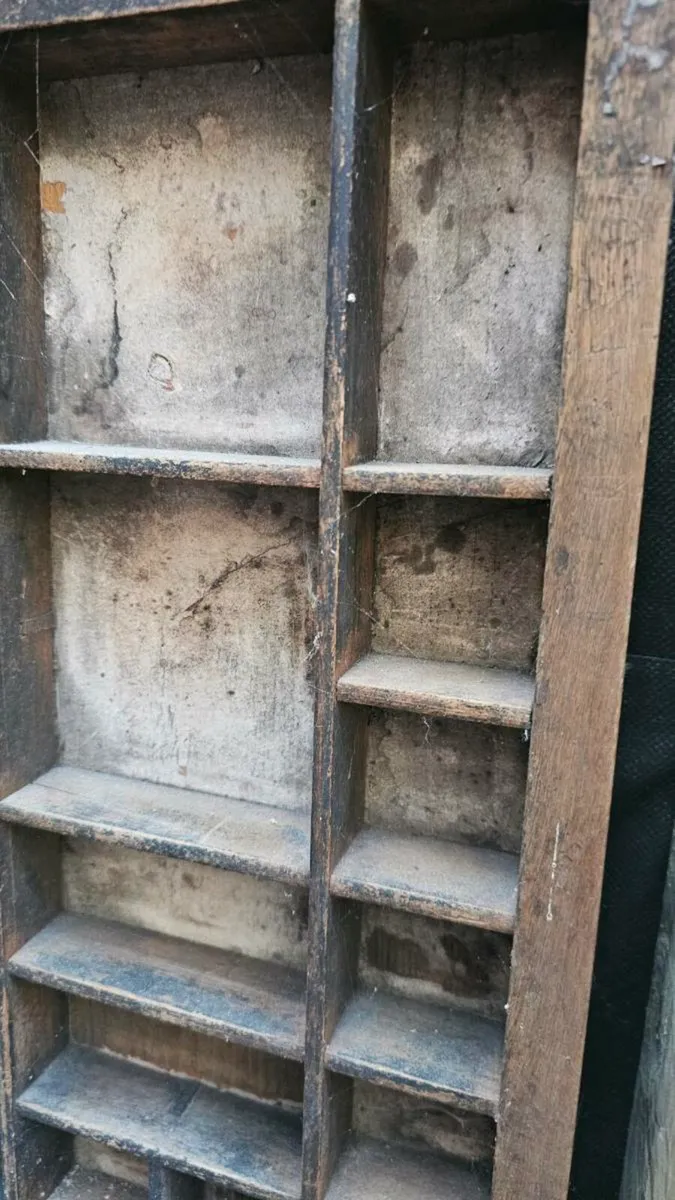 Antique Letterpress Tray - Image 2