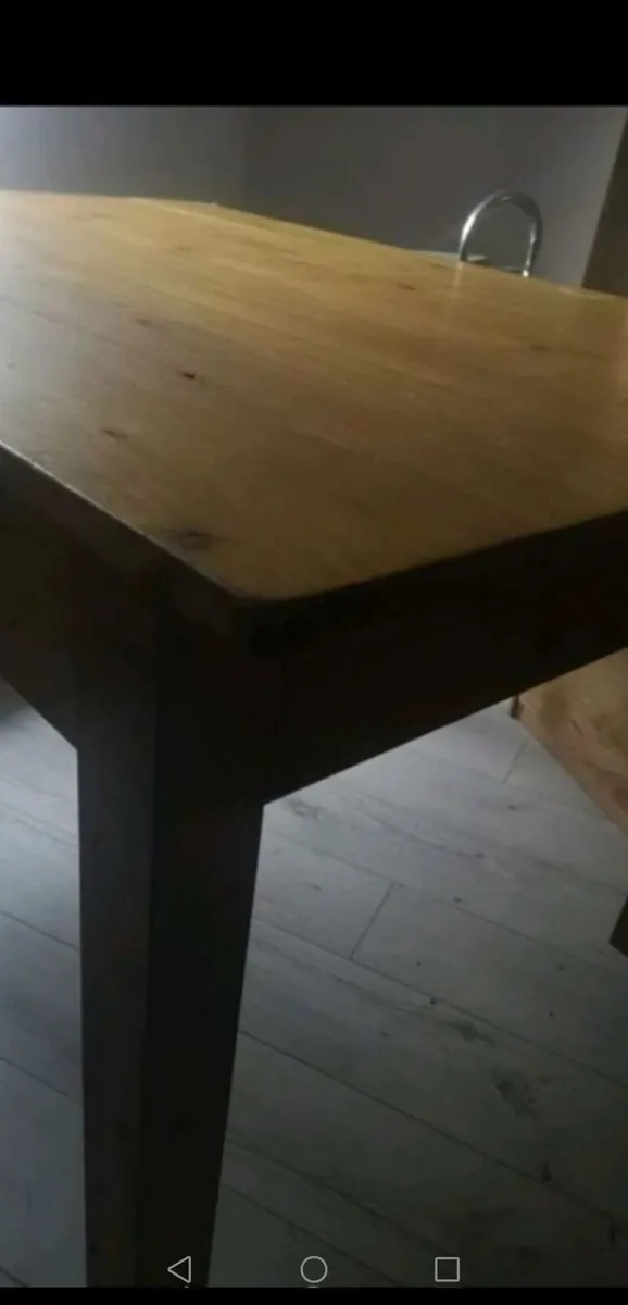 **CLEARANCE** Small Table & 2 Oak Chairs - Image 2