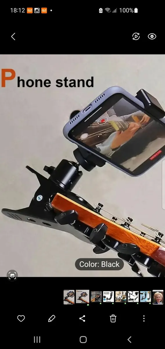 Guitar Phone Clamps - Image 1