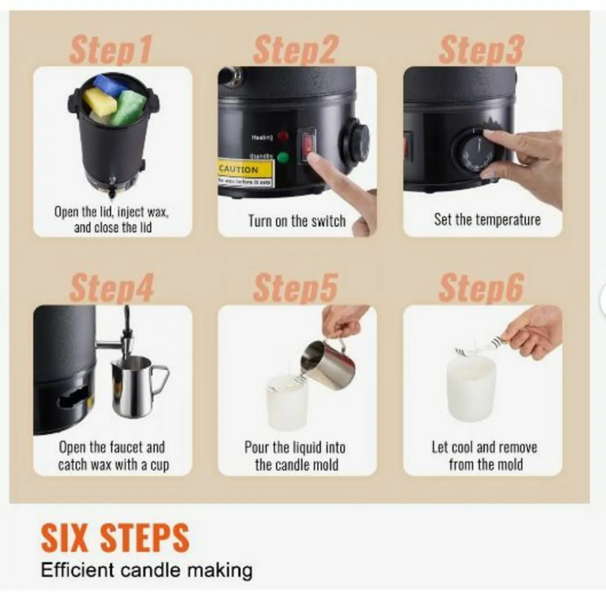 Wax Melter for Candle Making 10Liter - Image 2