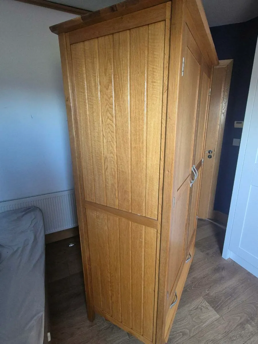 Solid Oak Wardrobe - Image 2
