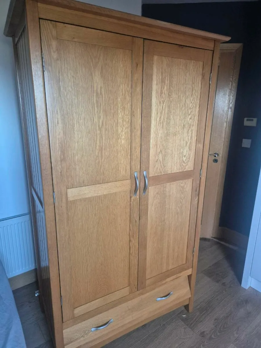 Solid Oak Wardrobe - Image 3