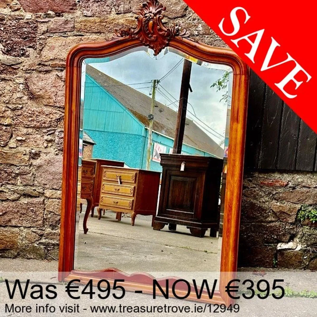 Antique and Vintage Overmantle Mirrors - Image 1