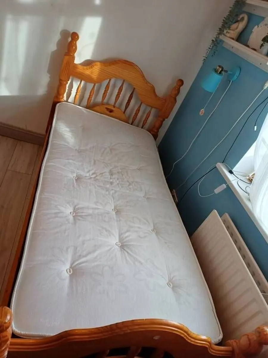 Pine Single & Trundle Beds - Image 2