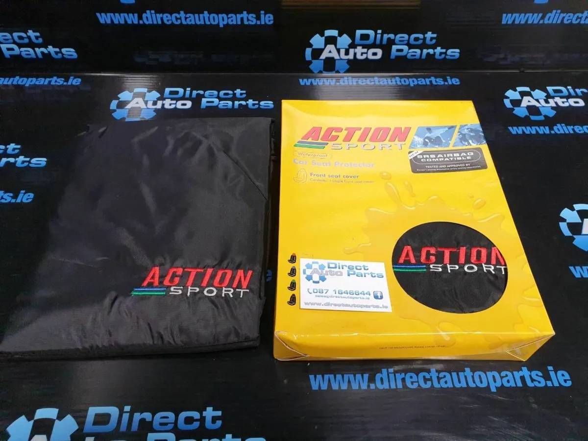 Action Sport Waterproof Seat Covers Black - Image 1