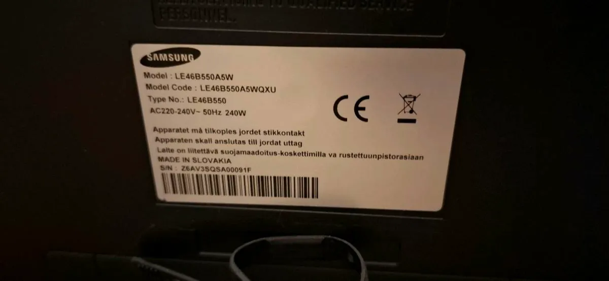 46"Samsung LCD TV Excellent condition ( not smart) - Image 2