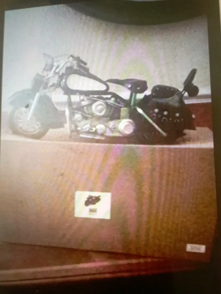LARGE VINTAGE STEEL MOTORBIKE DECOR STYLE MODLE - Image 1