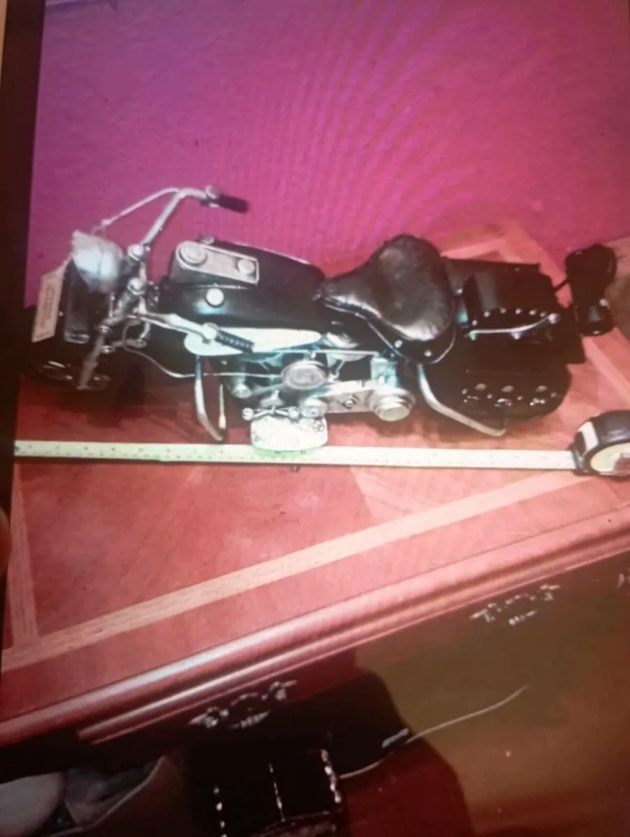 LARGE VINTAGE STEEL MOTORBIKE DECOR STYLE MODLE - Image 4