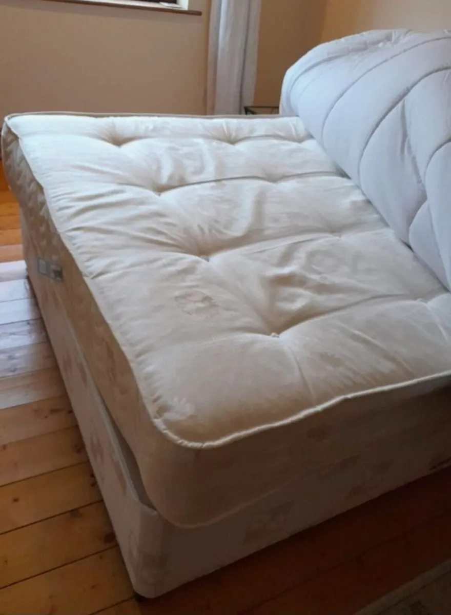 Double devan bed ( splits) & Memory foam mattress- - Image 4