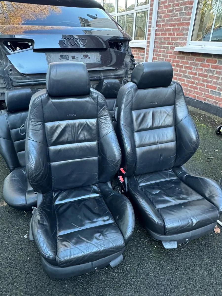 Mk4 golf recaro heated leather seats 3 door and 5 - Image 4