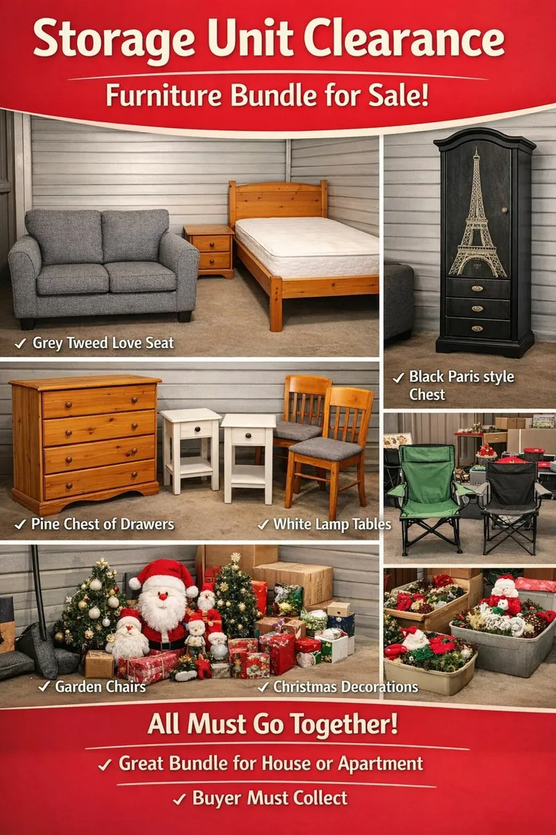 Selling the full contents of a storage unit