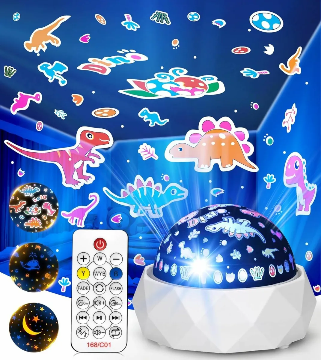 Night Light Projector for Kids, Rechargeable Senso