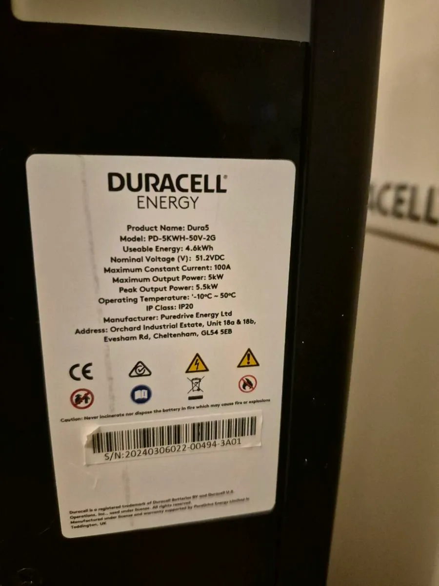 Battery 5 kWh Duracell Dura5 - Image 3
