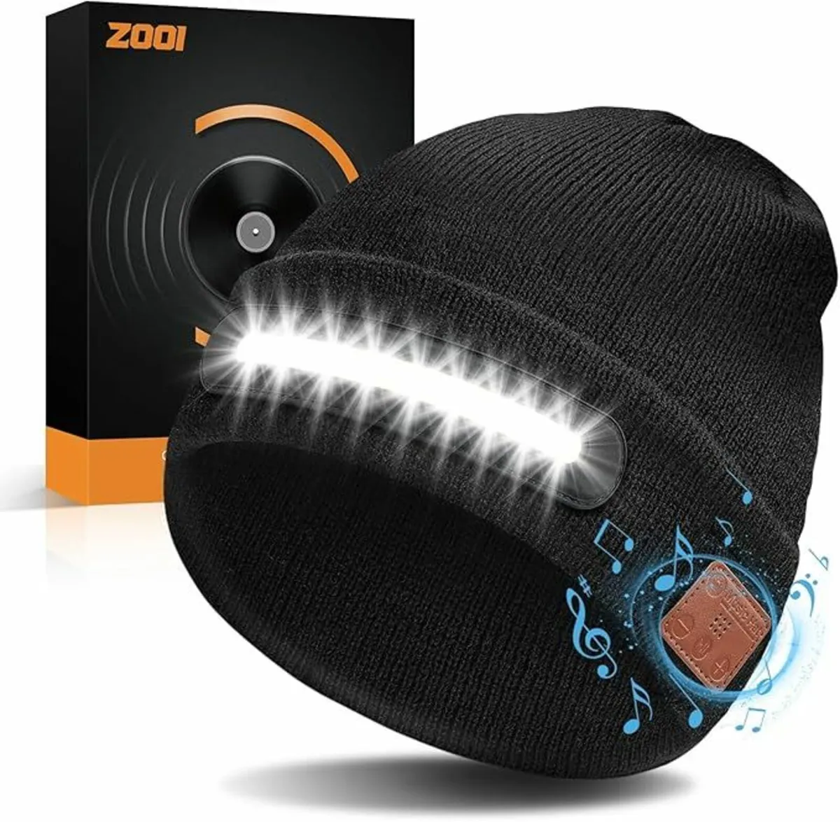 LED Bluetooth Beanie Hat, Gifts for Men Who Have E