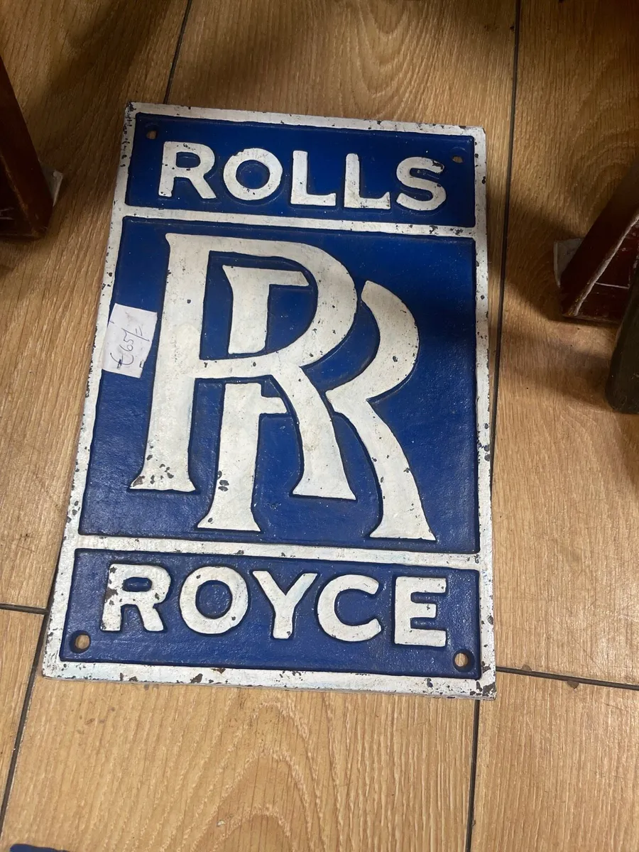 Cast Iron Signs - Image 1
