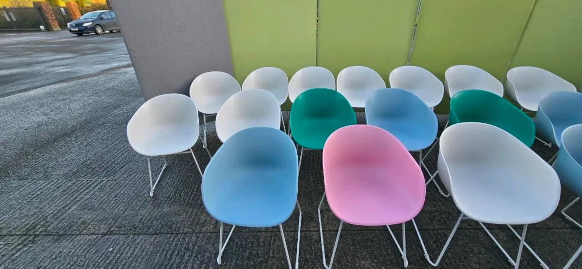 Lumi sled chairs  x 21(ex showroom) - Image 2