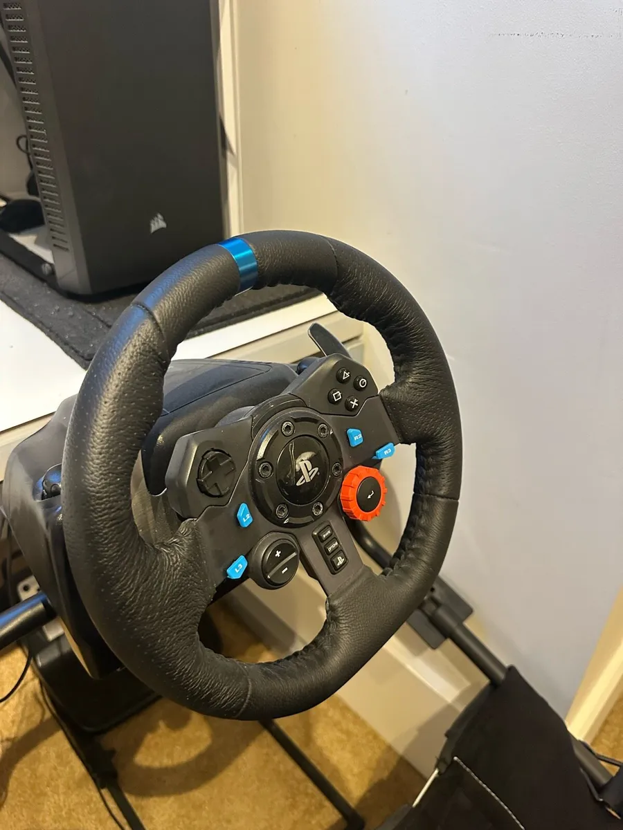 Logitech G29 and X Rocker Seat - Image 3