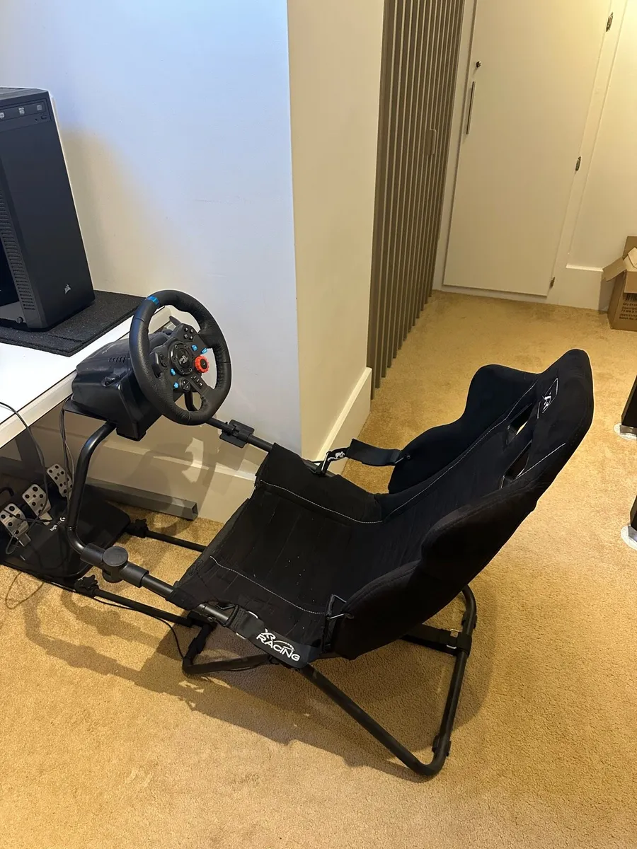 Logitech G29 and X Rocker Seat - Image 1