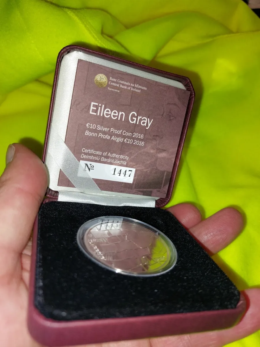 Ireland 2016 Silver Proof Coin Eileen Gray €10 - Image 1