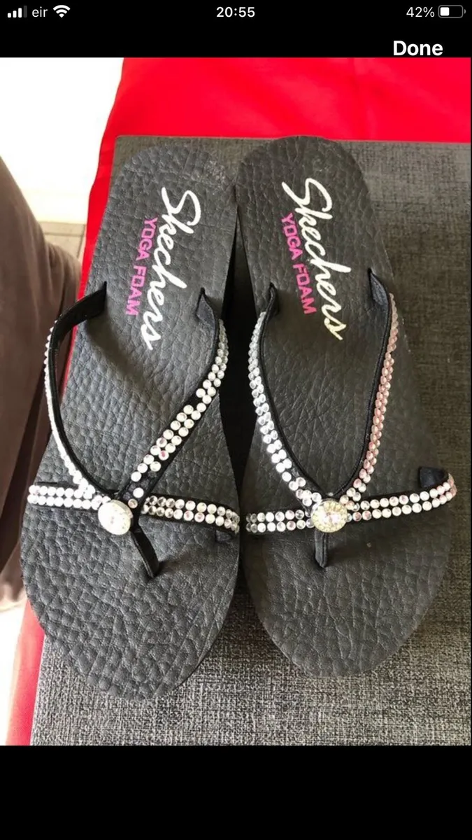 Ladies  sketchers sandals size 5 €10 - Image 1